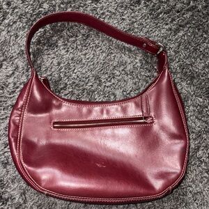 Nine West Burgundy Hobo Bag